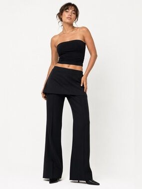 Givenchy Paris 2010s Tisci-Era Tailored Skirt-Trousers | Black | EU 44 (US 12)